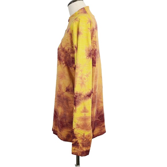 NEW Lululemon Metal Vent Tech 1/2 Zip 2.0 Tie-Dye Pullover Yellow L Running - Picture 4 of 10